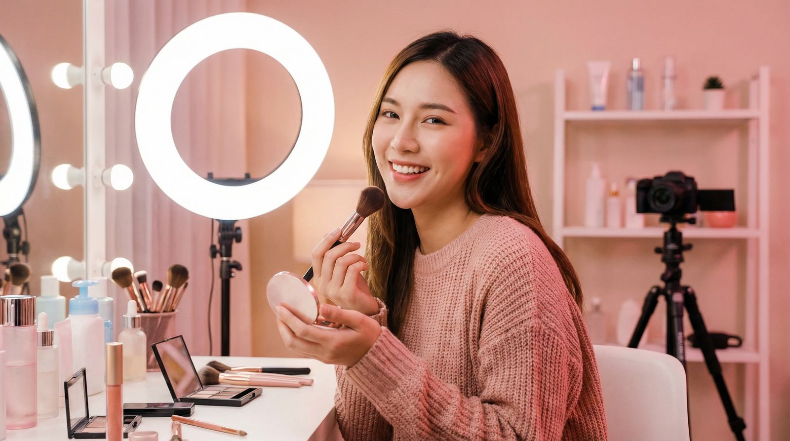 糖心vlog美妆视频教程